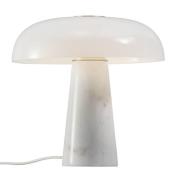 Glossy table lamp (Weiß)