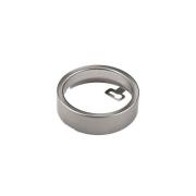 Spacer ring 1202 Brushed steel (Gebürsteter Edelstahl)