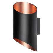 Smart+ Orbis Wall lamp Cylindro Black TW 200mm x 120mm 2x5w (Schwarz)