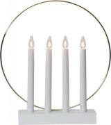 Glossy candlestick (ring) (Weiß)
