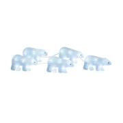 Isbjörnar akryl 5st LED (Klar)