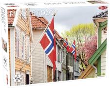 Tactic Puzzle Street in Bergen 1000 Teile