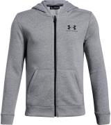 Under Armour Fleece FZ Kapuzenpullover, Steel XS