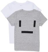 Luca &  Lola Adolfo T-Shirt 2er-Pack, Grey 110-116