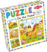 Tactic Puzzle Mein Erstes Puzzle – Bauernhof, 4x6 Teile