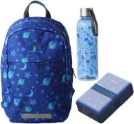 Pure Norway Kinder Rucksack Univers Schulkit, Blau, Kindergartenrucksa...