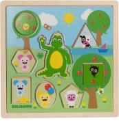 Bolibompa Puzzle 2-in-1 Sommer &  Winter, 2x8 Teile