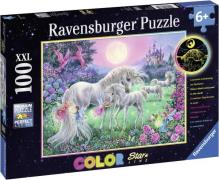 Ravensburger Puzzle Einhörner im Mondschein 100 Teile