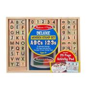 Melissa &  Doug Holzstempelset ABC 123