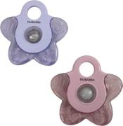 FILIBABBA Beißring Cooling Star 2er-Pack, Rose Mix