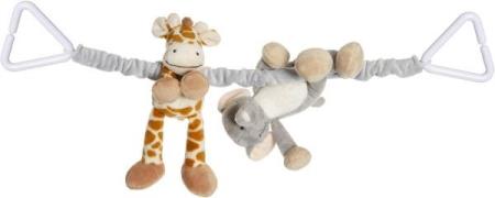 Teddykompaniet Diinglisar Kinderwagenanhänger Wild, Elefant &  Giraffe