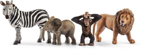 Schleich Wilde Tiere 4er-Pack