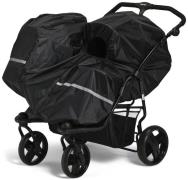 Petite Cherie Geschwister Regenschutz, Black