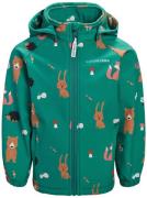 Nordbjørn Mollö Softshelljacke, Forrest Animals Teal, 80