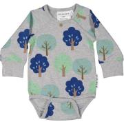 Geggamoja Body Bambus, Trees, 50-56, Babykleidung