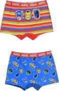 Marvel Avengers Boxershorts 2er-Pack, Blue, 9-10 Jahre