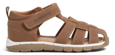 Nordbjørn Visby Kinder Sandalen, Camel Brown, Größe 24