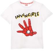 Marvel Avengers Classic T-Shirt, White, 4 Jahre