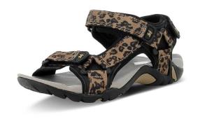 Leaf Esbo Kinder Sandalen, Leopard, 28