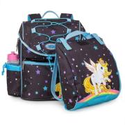 Jeva Intermediate Kinder Rucksack 21 L, Golden Unicorn