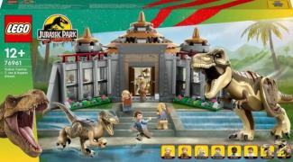 LEGO Jurassic World 76961 Angriff des T. rex und des Raptors aufs Besu...