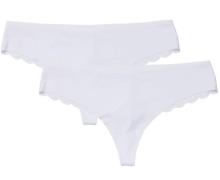 Milki String 2er-Pack, White XS