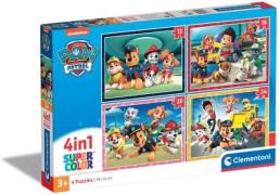 Clementoni 4 in 1 Paw Patrol Kinderpuzzle 24 Teile