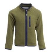 Nordbjørn Mollösund Fleecejacke, Olive Green, 98-104