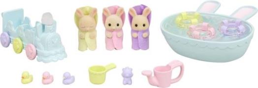 Sylvanian Families Puppenhauszubehör Triplets Baby Bathtime Set