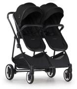 Crescent Twin 360 Zwillingskinderwagen, Schwarz