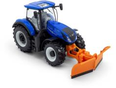 Bburago New Holland T7.315 Traktor mit Schneepflug 1:32