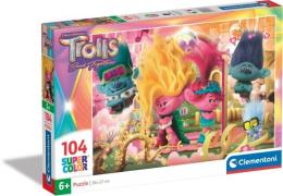 Clementoni Super Color Trolls Puzzle 104 Teile