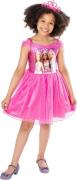 Barbie Kostüm Kleid mit Haarband, 5-6 Jahre