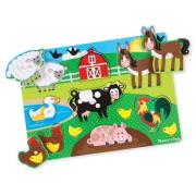 Melissa &  Doug Knopfpuzzle Bauernhoftiere 8 Teile