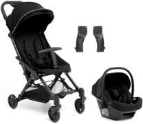 Beemoo Easy Fly 4 Buggy inkl. Route i-Size Babyschale, Jet Black/Black...