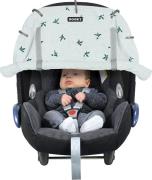 Dooky Universal Sonnenverdeck für Kinderwagen, Swalow Grey