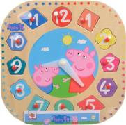 Peppa Wutz Puzzle Uhr, 25 cm