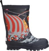 Viking Jolly Print Gummistiefel, Schwarz, 37, Kindergummistiefel, Kind...