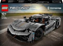 LEGO Technic 42173 Koenigsegg Jesko Absolut Supersportwagen in Grau