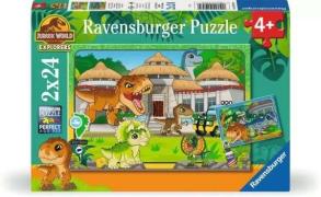 Ravensburger Kinderpuzzle x 2 Jurassic World Explorers 24 Teile