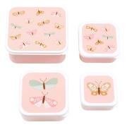 A Little Lovely Company Lunchbox-Set, Schmetterling