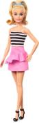 Barbie Fashionista Puppe mit blondem Haar &  gestreiftem Oberteil