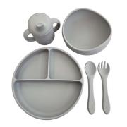 Summerville Geschirr-Set 5 Teile, Silver Grey