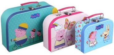 Barbo Toys Peppa Wutz Koffer Set 3er-Pack