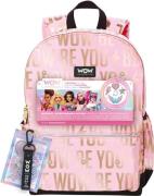 WOW Generation Kinder Rucksack mit Stoffmarken, Rosa