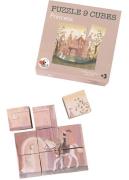 Egmont Toys Puzzle 9 Würfel Prinzessin