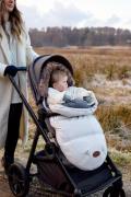 Petite Chérie Essence Daunenfußsack, Light Grey, Winterfußsäcke