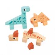 Janod Cubikosaurus Dinosaurier zum Bauen