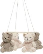Jollein Teddy Bear Mobile, Natural/Olive Green