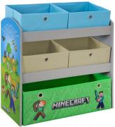Minecraft Aufbewahrungsregal mit Aufbewahrungsboxen